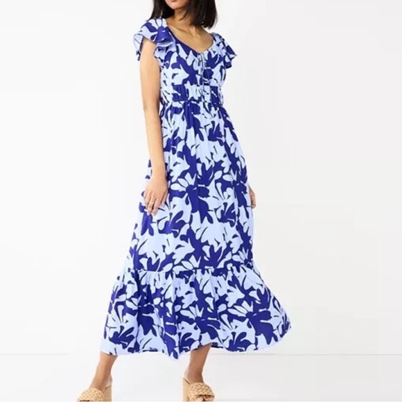 👗 HOST PICK 👗 Nine West Maxi Dress Size  X-Large - Picture 1 of 3